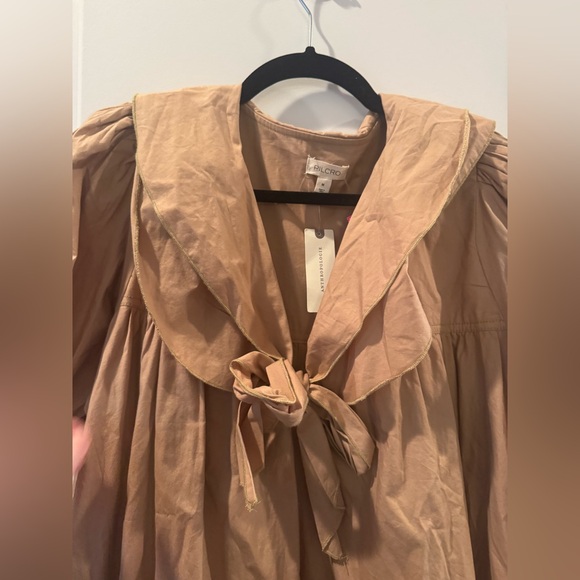 NWT Anthropologie Pilcro Short-Sleeve Bow-Front Tunic Mini Dress - Picture 5 of 10